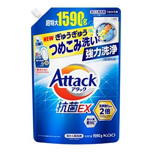 花王　アタック抗菌ＥＸ　　つめかえ用　１５９０Ｇ