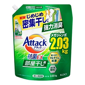 花王　アタック抗菌ＥＸ部屋干し用　つめかえ２．０３ｋｇ