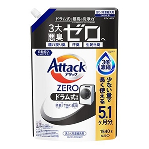 花王　アタックＺＥＲＯ　ドラム式専用　つめかえ用　１５４０ｇ
