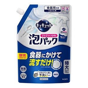 花王　キュキュット　ゴシゴシいらずの泡パック　微香性　つめかえ用　７２０ｍｌ