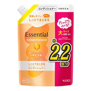 花王　エッセンシャル　しっとりまとまる　コンディショナー　つめかえ用　６８０ｍｌ