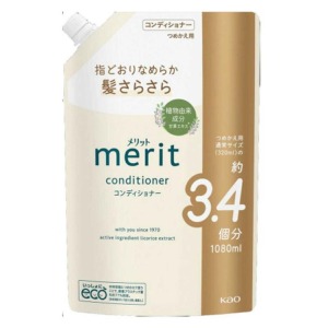 花王　メリット　コンディショナー　つめかえ用　１０８０ｍｌ