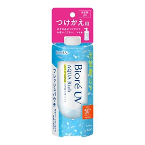 花王　ビオレ　ＵＶ　アクアリッチ　ライトアップエッセンス　フレッシュパウチ１２０ｇ　つけかえ