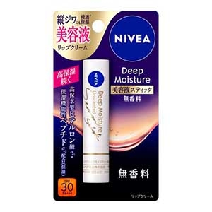 花王　ニベア　ディープモイスチャリップ美容液スティック　無香料　２．２ｇ