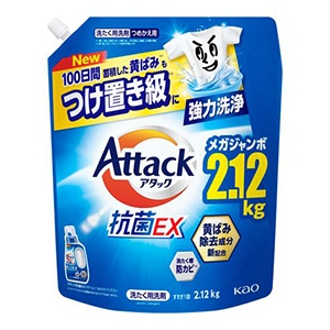 花王　アタック抗菌ＥＸ　つめかえ用　２．１２ｋｇ
