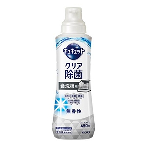 花王　食器洗い乾燥機専用　キュキュットクリア除菌　ジェルタイプ無香料つめかえ４５０ｇ