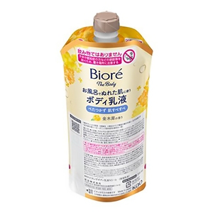 花王　ビオレ ザ ボディ お風呂でぬれた肌に使うボディ乳液 肌すべすべ 金木犀つりさげパック２８５ｍｌ