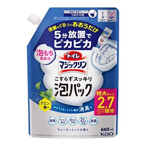 花王　トイレマジックリン こすらずスッキリ泡パック ミントつめかえ６６０ｍｌ