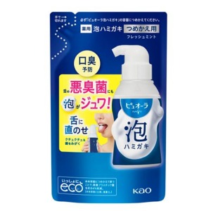 花王　ピュオーラ　泡ハミガキ　フレッシュミント　つめかえ用　１００ｍｌ
