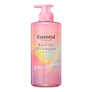 花王　エッセンシャル　プレミアム　ウルオイバリアシャンプー　シルキー＆スムース　ポンプ４５０ｍｌ