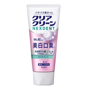花王　クリアクリーンNEXDENT美白口臭　クリアミント１１０ｇ