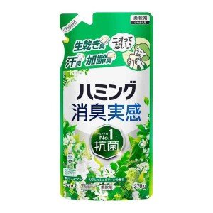 花王　ハミング 消臭実感 リフレッシュグリーンの香り  つめかえ　３７０g