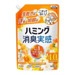 花王　ハミング 消臭実感 リラックス＆フローラルの香り  つめかえ　１４７０g