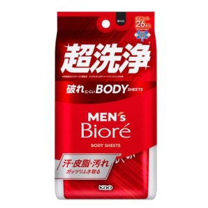 花王 メンズビオレ  ボディシート超洗浄タイプ２６枚