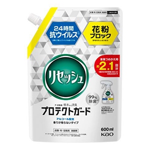花王　リセッシュプロテクトガード　香り残らないつめかえ中　６００ｍｌ