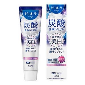 花王　ピュオーラ　炭酸ハミガキ　浮かせる美白　９５ｇ