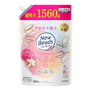 花王　ニュービーズ　ローズ＆マグノリアの香りつめかえ用１５６０ｇ