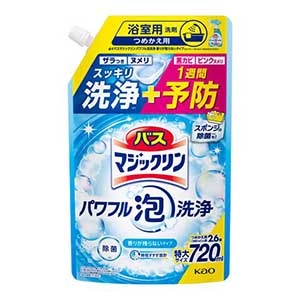 花王　バスマジックリン　パワフル泡洗浄　香りが残らないタイプ　つめかえ用　７２０ｍｌ