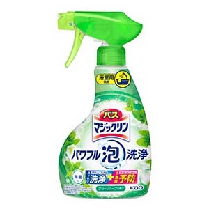 花王　バスマジックリン　パワフル泡洗浄　グリーンハーブの香り　本体　３５０ｍｌ