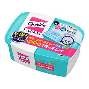 花王　トイレクイックル　ミントの香り　容器　１０枚
