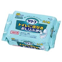 花王　リリーフ　流せるおしりふき　詰替　介護用 24枚　（48カット）