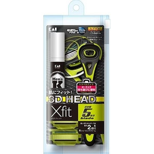 貝印カミソリ  ×ｆｉｔ　クロスフィット　替刃２個　トラベルパック　1個