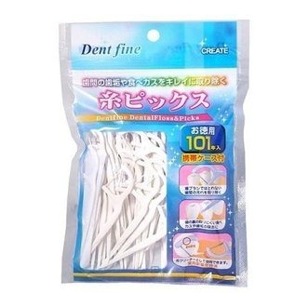 クリエイト　デントファイン　糸ピックス１０１本入