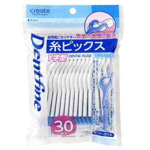 クリエイト デントファイン 糸ピックス Y字型　３０本