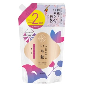 クラシエ いち髪　スムースケアシャンプーつめかえ用２回分６４０ｍｌ