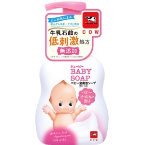 牛乳石鹸 キューピー全身ソープ 泡せっけんの香り ポンプ 400ml