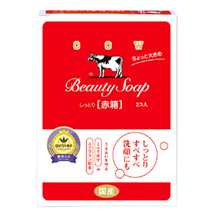 牛乳石鹸　カウブランド　赤箱　ちょっと大きめ　１２５gx２個入り