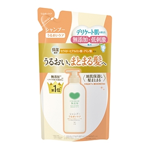 牛乳石鹸　カウブランド　無添加シャンプー うるおいケア つめかえ用３６０ｍｌ