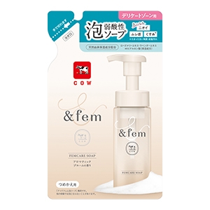 牛乳石鹸　アンドフェム　フェムケア　泡ソープつめかえ１５０ｍｌ