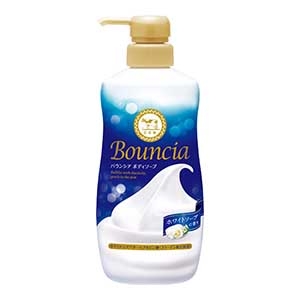 牛乳石鹸　バウンシア　ボディソープ　ホワイトソープ　ポンプ本体　４６０ｍｌ