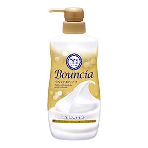 牛乳石鹸　バウンシア　ボディソープ　プレミアムモイスト　ポンプ本体　４４０ｍｌ