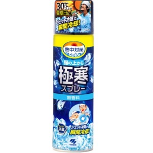 桐灰化学　熱中対策　服の上から極寒スプレー 無香料　３３０ｍｌ