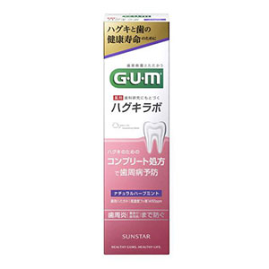 サンスター　ガムハグキラボ　デンタルペースト　ナチュラルハーブミント８５Ｇ