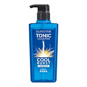 サンスター　トニックシャンプーＣＯＯＬ　ＢＵＲＳＴ　リンスイン本体４６０ｍｌ