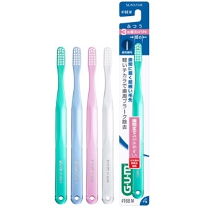 サンスター　ガム デンタルブラシ　＃１６６ ３列　超コンパクトヘッド ふつう  1本