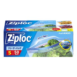 旭化成　ジップロック フリーザーバッグ　Ｓサイズ５０枚