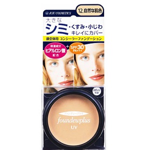 ジュジュ化粧品　ファンデュープラスＲ　ＵＶコンシーラーファンデーション　１２．自然な肌色　１１Ｇ