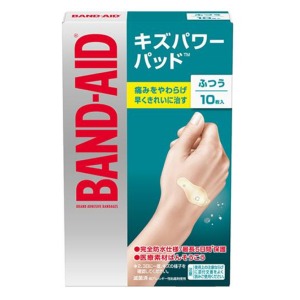 ジョンソンエンドジョンソン　バンドエイド　キズパワーパッド　１０枚入