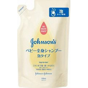 ジョンソンエンドジョンソン　ベビーベビー全身シャンプー泡タイプ　詰替用 350ｍｌ