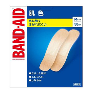 ジョンソンアンドジョンソン　バンドエイド肌色　Ｍサイズ５０枚
