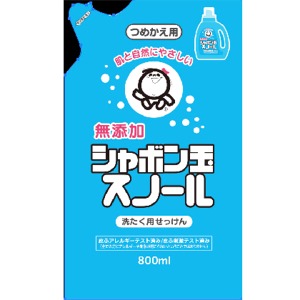 シャボン玉 シャボン玉　スノール 液体タイプ つめかえ用 800ml　