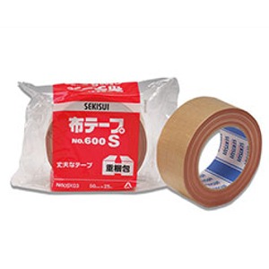 セキスイ　600S 布テープ　N60SX03茶色　1巻　 50ｍｍｘ25ｍｍ