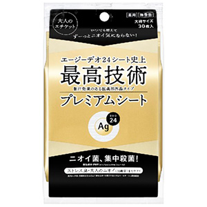 ファイントゥデイ　エージーデオ２４　プレミアムシート　無香性　３０枚