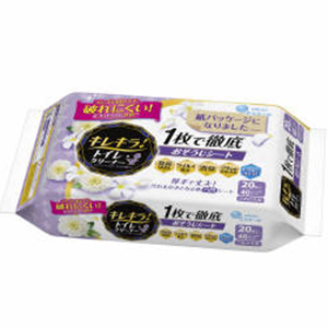 大王製紙  キレキラトイレシートクリーンフローラルつめかえ２０枚