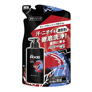ユニリーバ　アックス　フレグランス　ボディソープ　エッセンス男性用つめかえ用２８０ｇ