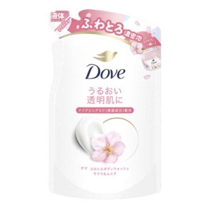 ユニリーバ　ダヴ ふわとろボディウォッシュ サクラ＆ムスク　つめかえ３４０ｇ